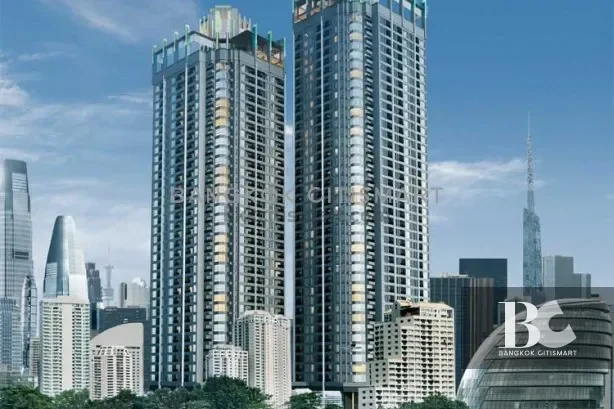 รึทึ่ม สาทร คอนโดริมถนนสาทรใต้ ห่างรถไฟฟ้า BTS ตากสิน 150 เมตร High Ceiling Lobby  และ High Sky Facilities วิวคุ้งน้ำเจ้าพระยาแบบไม่มีอะไรบดบังสายตา