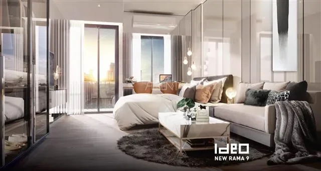 ขายคอนโดมิเนียม ไอดีโอ พระราม 9 ตัดใหม่  26.33 sq.m,  ห้องนอน Hybrid/Loft