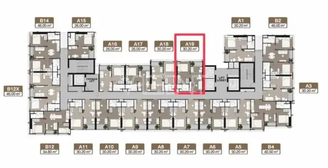 ขายคอนโดมิเนียม นิว ดิสทริค อาร์ 9  30.2 sq.m, 1 ห้องนอน