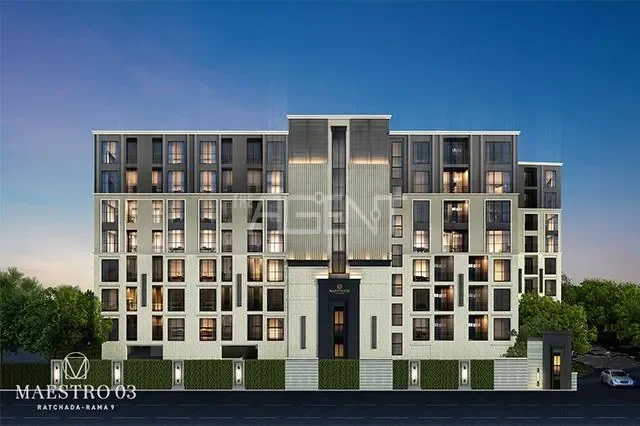 ขายพร้อมผู้เช่าคอนโดมิเนียม มาเอสโตร 03 รัชดา - พระราม 9  29 sq.m, 1 ห้องนอน