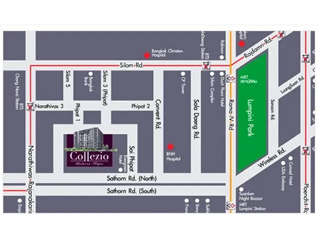 ขาย และให้เช่าคอนโดมิเนียม โคเรสซิโอ - สาทร-พิพัฒน์  42 sq.m, 1 ห้องนอน