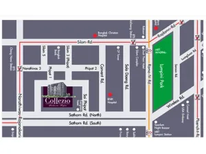 ขาย และให้เช่าคอนโดมิเนียม โคเรสซิโอ - สาทร-พิพัฒน์  42 sq.m, 1 ห้องนอน