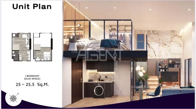 ขายคอนโดมิเนียม ออริจิ้น ปลั๊ก แอนด์ เพลย์ ลาดพร้าว อินเตอร์เชนจ์  25.5 sq.m, 1 ห้องนอน