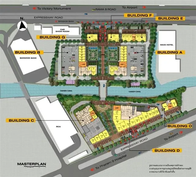 ขายพร้อมผู้เช่าคอนโดมิเนียม ทีซี กรีน พระราม 9  37.97 sq.m, 1 ห้องนอน