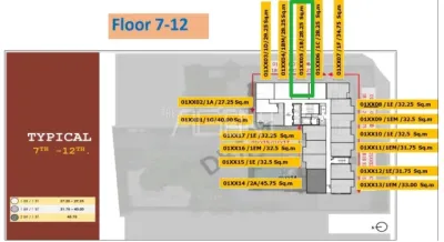 ขายคอนโดมิเนียม เดอะ เบส เพชรบุรี-ทองหล่อ  28.64 sq.m, 1 ห้องนอน