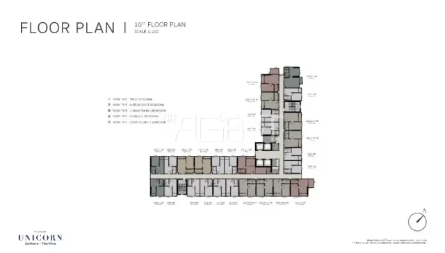 ขายคอนโดมิเนียม อัลติจูด ยูนิคอร์น สาทร-ท่าพระ  24.53 sq.m,  ห้องนอน Studio