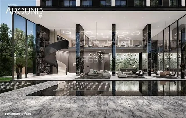 ขายคอนโดมิเนียม โนเบิล อะราวน์ อารีย์  26.4 sq.m,  ห้องนอน Studio