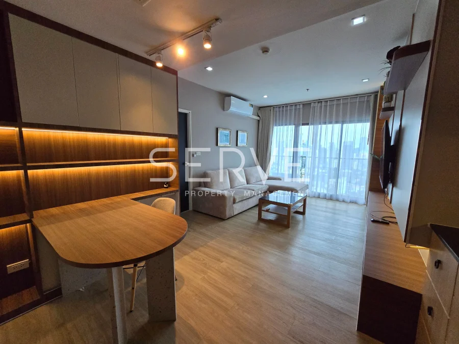 128K/Sq.m.! - 1 นอน มีอ่าง 54.53 ตร.ม. ชั้นสูง 25+ สุดยอดทำเล คอนโดเชื่อม Skywalk เข้า BTS ทองหล่อ