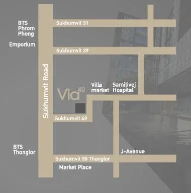 ขายคอนโดมิเนียม เวีย 49  47 sq.m, 1 ห้องนอน