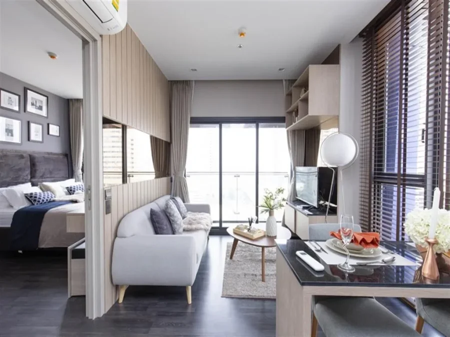 เดอะไลน์ อโศก-รัชดา วิวทิศเหนือ ห้องมุมหายาก เห็น 2 ทิศ ไม่ร้อน อากาศถ่ายเทสบาย