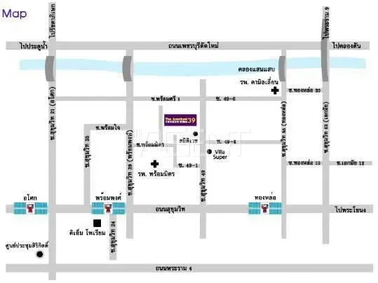 ขาย และให้เช่าคอนโดมิเนียม The Amethyst Sukhumvit 39  50.58 sq.m, 1 ห้องนอน