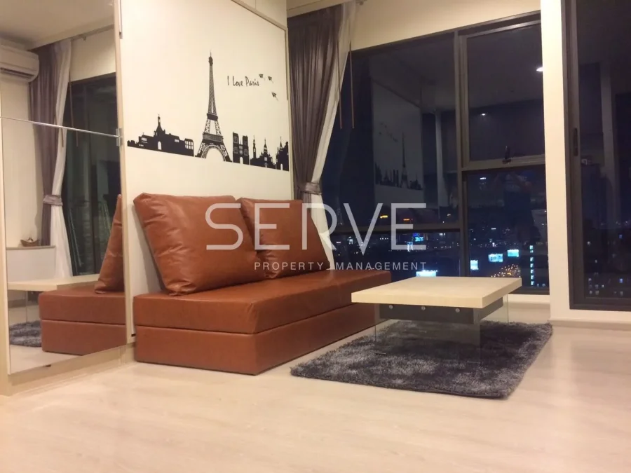 สตูดิโอ ห้องสวย บนทำเลดีๆ คอนโดใกล้ MRT พระราม 9  300 ม. และห้างเซ็นทรัล / ให้เช่าและขายคอนโด