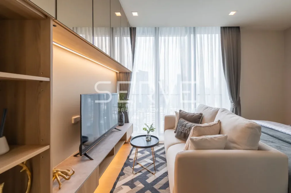 มูจิสไตล์ สตูดิโอกั้นเป็นสัดส่วน ชั้นสูง 10+ ทำเลดี เดินทางสะดวก ใกล้ BTS พร้อมพงษ์ / ให้เช่าคอนโด