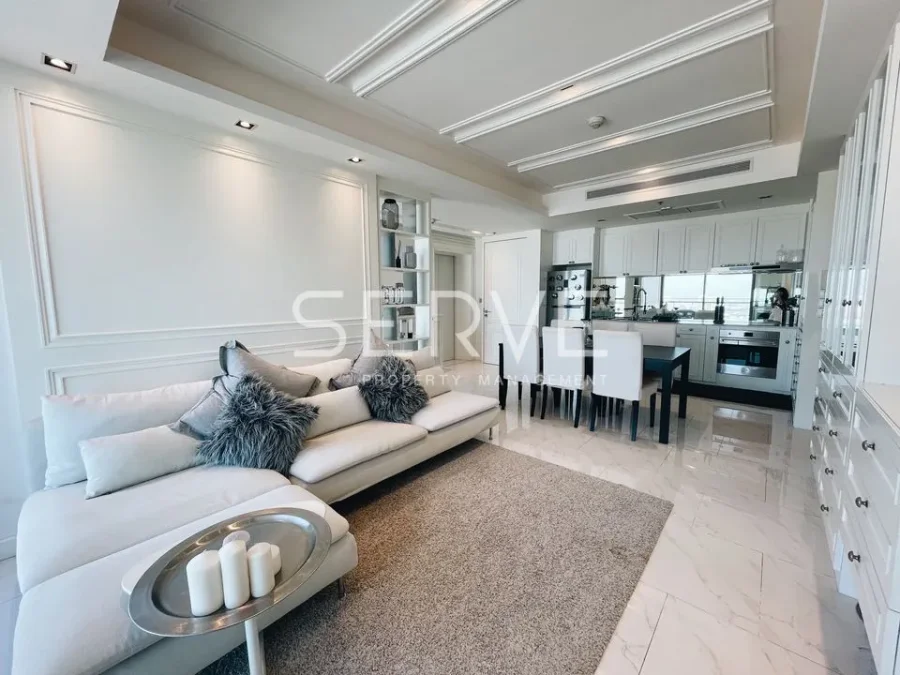 2 นอน ห้องใหญ่ กว้างถึง 78 ตร.ม. ชั้นสูง 30+ ทำเลดี ใกล้ BTS ช่องนนทรี /  ให้เช่าและขายคอนโด