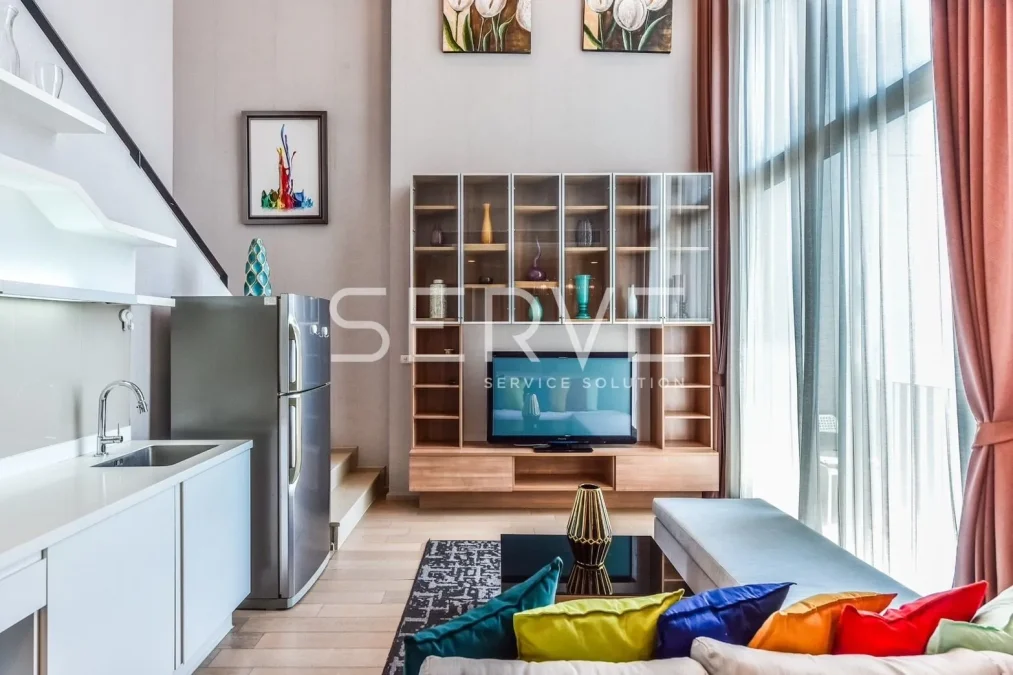 ดูเพล็กซ์ 2 นอน มีอ่าง ห้องสวย 80 ตร.ม. บนทำเลดีๆ คอนโดติด BTS ราชเทวี 0 ม. / ให้เช่าคอนโด