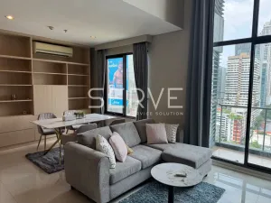 2 นอน 2 น้ำ ห้องกว้าง อยู่สบาย ทำเลดีๆ เดินทางสะดวก ใกล้ MRT เพชรบุรี 150 ม. / ให้เช่าคอนโด