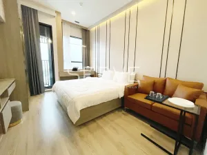 สตูดิโอ กั้นห้องสวยๆ ห้องมุม เงียบสงบเป็นส่วนตัว ชั้นสูง 15+ วิวดี ทำเลเริ่ด ใกล้ BTS อ่อนนุช