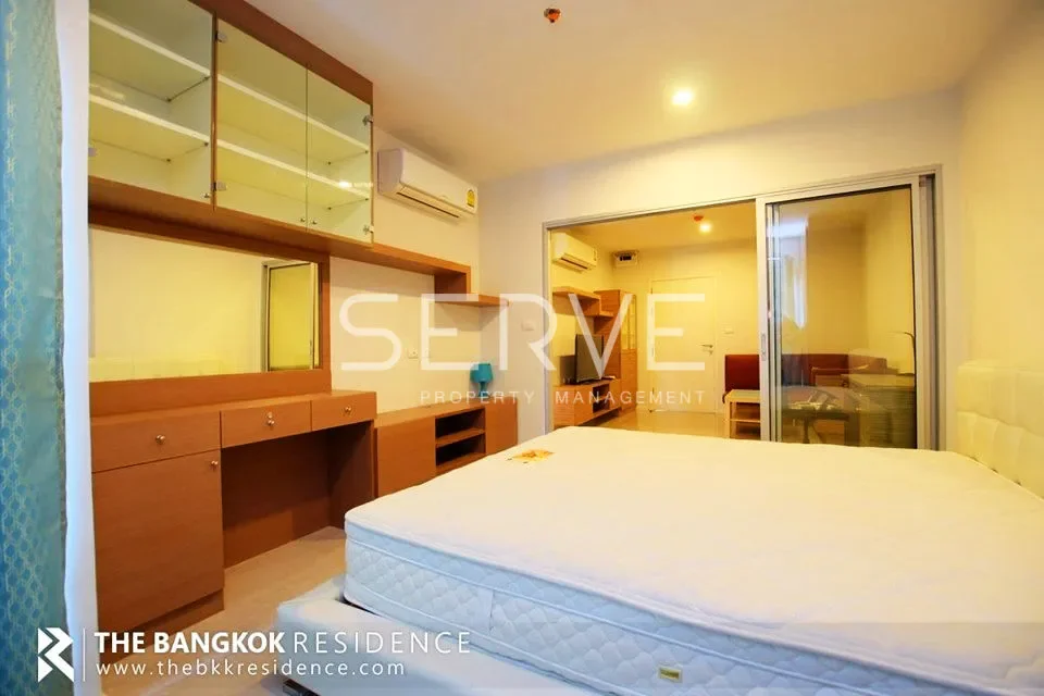 2 นอน แต่งสไตล์ Homey ห้องกว้าง บนทำเลดีๆ คอนโดสวยๆ ใกล้ MRT พระราม 9  400 ม. / ให้เช่าและขายคอนโด