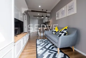 1 นอน 1 น้ำ ห้องสวย ทำเลดี เดินทางสะดวกสบาย คอนโดใกล้ BTS สะพานควาย 200 ม. / ให้เช่าคอนโด