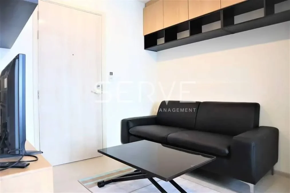 ราคาดีที่สุด 4.7MB!! -1 นอน แต่งสวยๆ สไตล์ Homey ทำเลดี คอนโดติด MRT เพชรบุรี 130 ม. / ขายคอนโด