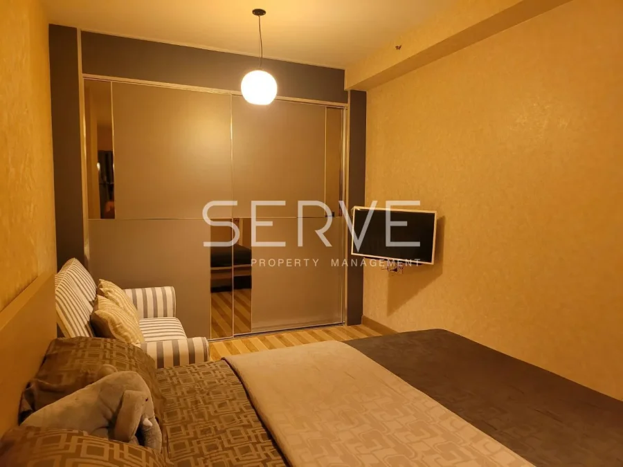 1 ห้องนอน ห้องกว้างอยู่สบาย ครัวปิด ทำเลดี ใกล้ MRT พระราม 9  450 ม. / ให้เช่าคอนโด