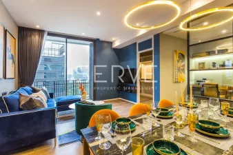 2 นอน ห้องสวย 96 ตร.ม. บนทำเลดีๆ คอนโดใกล้ BTS ชิดลม 1.1 กม. และติดสวนลุมพินี 100 ม. / ให้เช่าและขาย