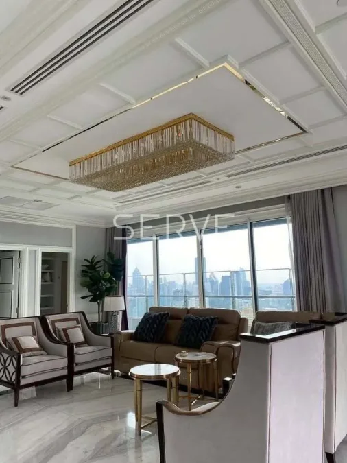 ห้องเพนท์เฮ้าส์ 5 นอน 6 น้ำ มีอ่าง 274.74 ตร.ม. ชั้นสูง 40+ ทำเลดี ติด MRT เพชรบุรี 60 ม