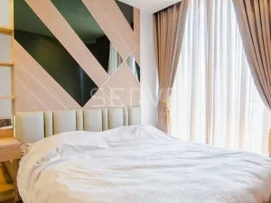 1 นอน มีอ่าง และชักโครกไฟฟ้า ห้องสวย ชั้นสูง 10+ ทำเลดีๆ คอนโดใกล้ BTS พร้อมพงษ์ 500 ม. / ให้เช่า