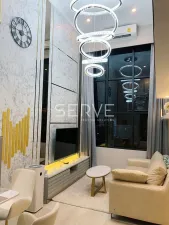 ดูเพล็กซ์ 1 นอน 1 ทำงาน 1 ห้องนั่งเล่น ห้องสวย ชั้นสูง ใกล้ BTS ช่องนนทรี 600 ม. / ให้เช่าคอนโด